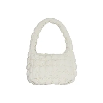 COS Polyester Cloud Bag, One Shoulder Handbag Mini Women's White