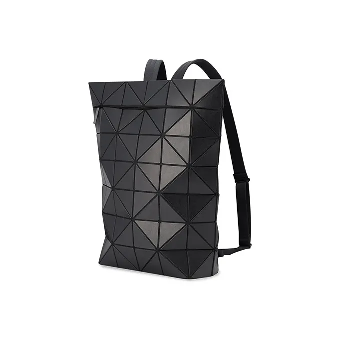 ISSEY MIYAKE BLOCKY Polyvinyl Chloride Resin Backpack Unisex Black-1