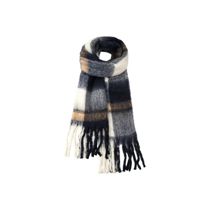 BAIJUAN Knit Scarves Unisex-3