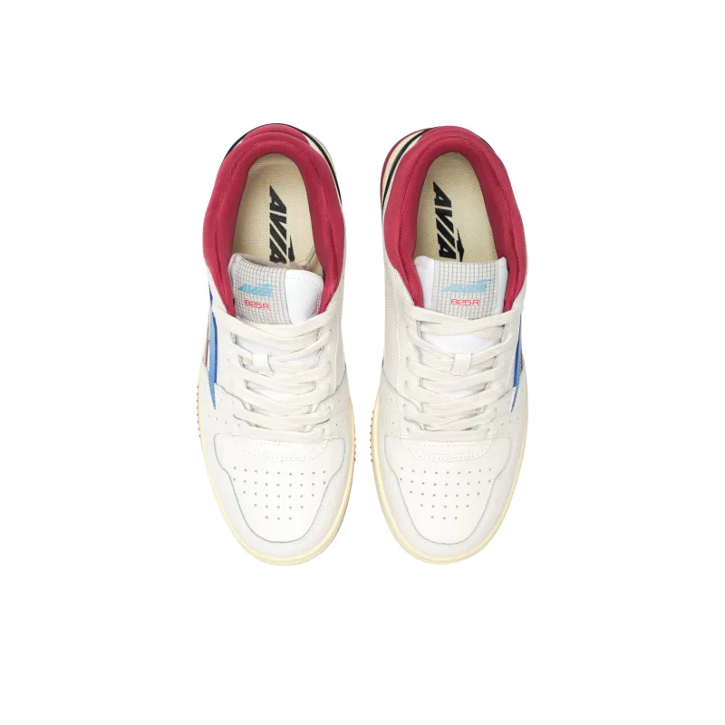 AVIA 825R Series Shock Absorbers Low Top Skateboard Shoes Unisex White Red Blue-3