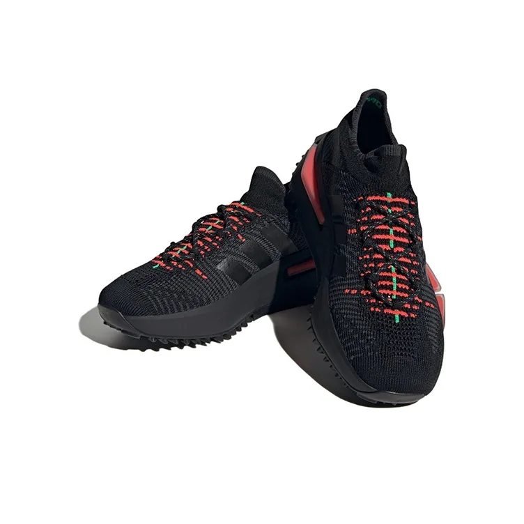 NMD_S1 Adidas Originals 'Black Orange Lime'-2