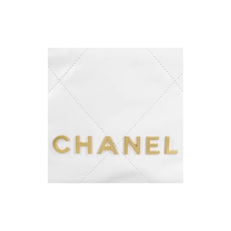 CHANEL 22Bag Bright Calfskin Bucket Bag, Shoulder Bag, Crossbody Bag Mini Women's White-5
