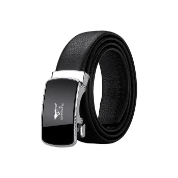 SEPTWOLVES Business New Arrival Casual Automatic Buckle Leather Belts Men's 3.5CM