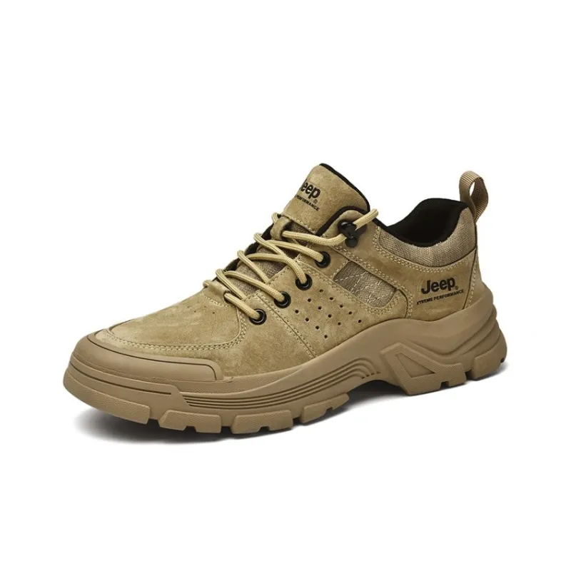 Jeep Hiking / Trekking Shoes Men Low Top Sand-1