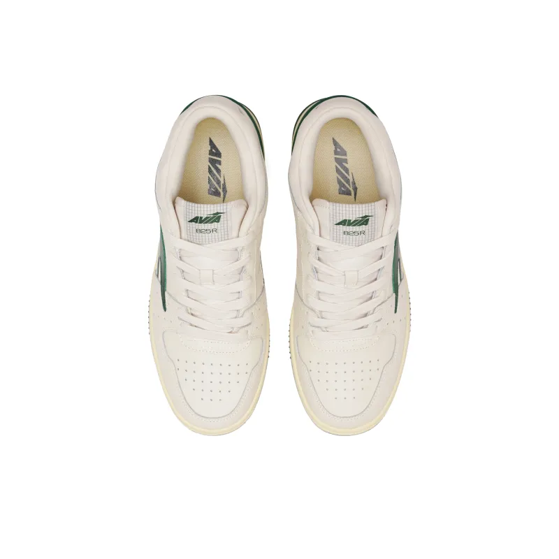 AVIA 825R Series Anti Slip Wear Resistant Low Top Skateboard Shoes Unisex Beige Green-3
