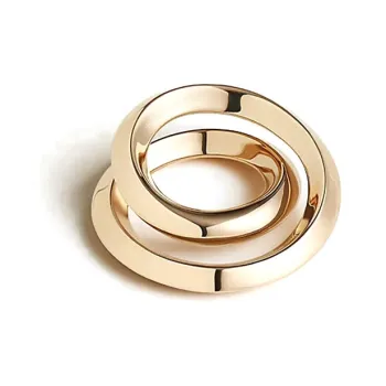 HERMES Scarf Buckle Women's Gold