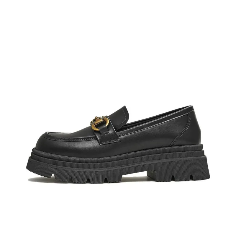 BASTO Loafers Women's Black/Beige-4