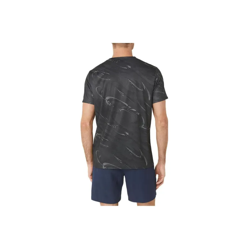 Asics SUMINAGASHI MOTIF T-Shirts Men Graphite Gray-1