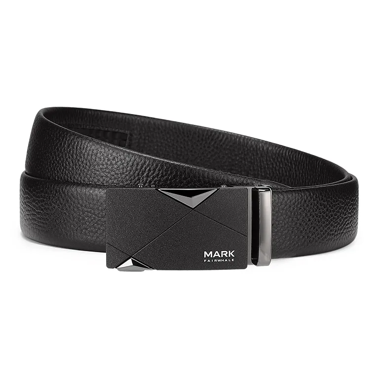FAIRWHALE Matte Surface, Wear Resistant Cow Leather Belts Men's Width 3.5CM-4