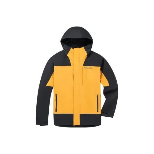 Columbia Windbreaker Jackets Men Orange