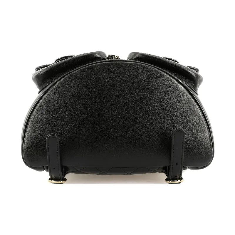 CHANEL Duma Calfskin Backpack Tubas Women's Black-3