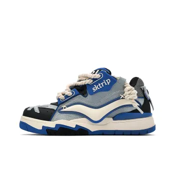 SK.TRIP Kunpeng Wear Resistant Height Increasing Low Top Skateboard Shoes Unisex Glacier Blue