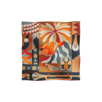HERMES Silk Scarves Women's Multicolor