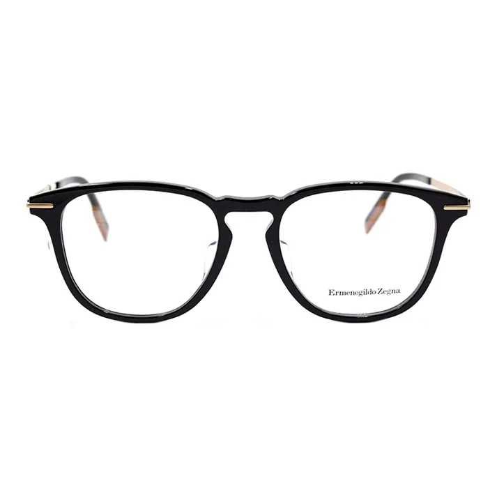 Zegna Plate Frame Oval Eyeglass Frames Men's-1