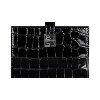 Givenchy 4G Calfskin Wallet Regular Women's Black