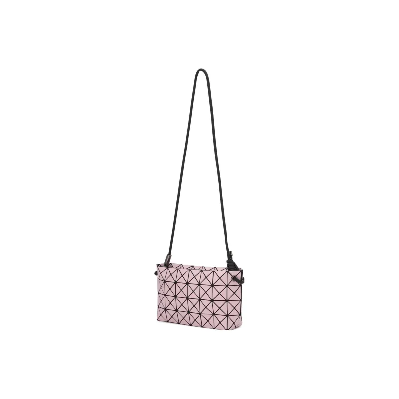 ISSEY MIYAKE LOOP MATTE Polyvinyl Chloride Resin Small Square Bag Handbag, Shoulder Bag Women's Pink-1