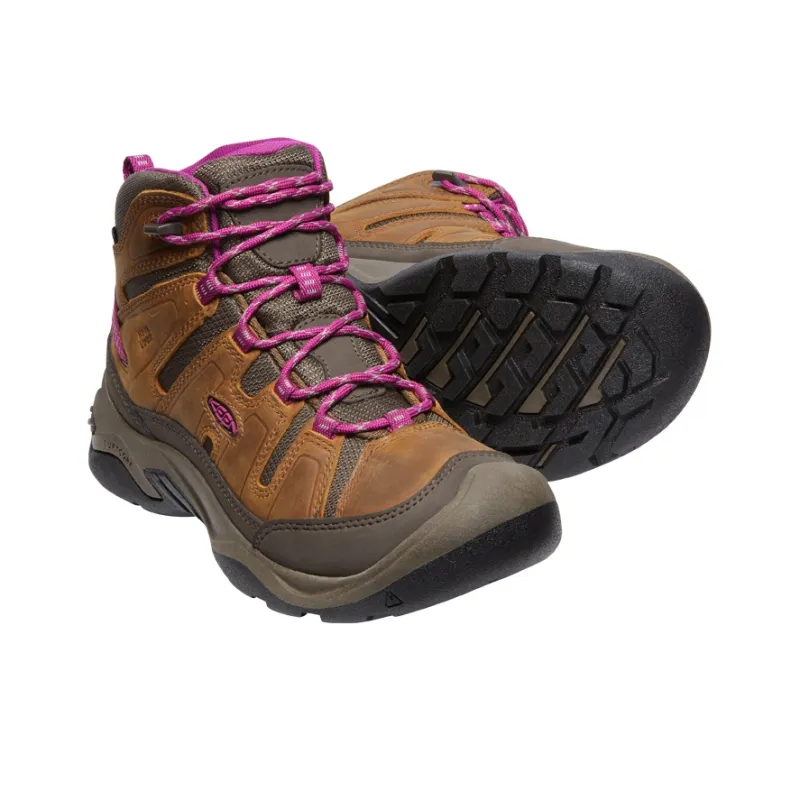 KEEN CIRACADIA MID WP Slip Resistant High Top Outdoor Shoes Women's Khaki-3