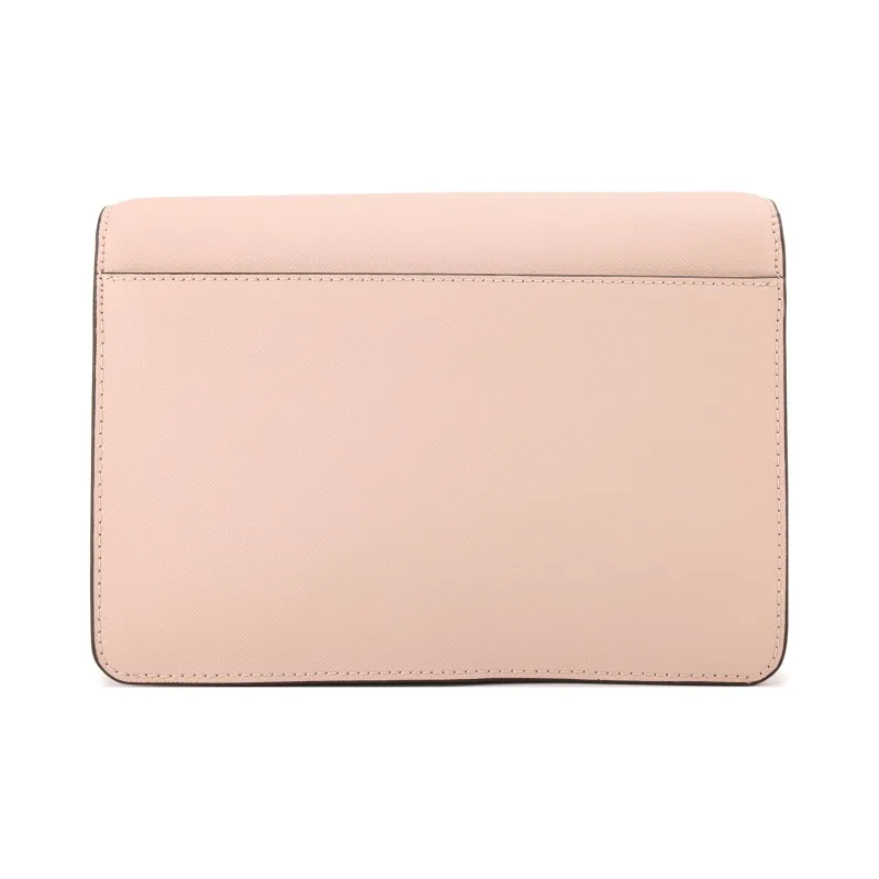 MICHAEL KORS Leather Envelope Bag, Shoulder Bag, Crossbody Bag Women's Milk Tea Pink-2