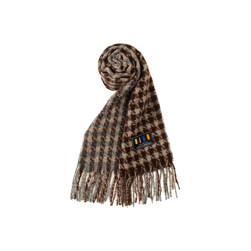BAIJUAN Knit Scarves Unisex-2