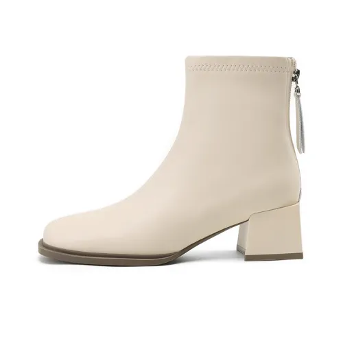 JOSINY Ankle Boots Women's Off White