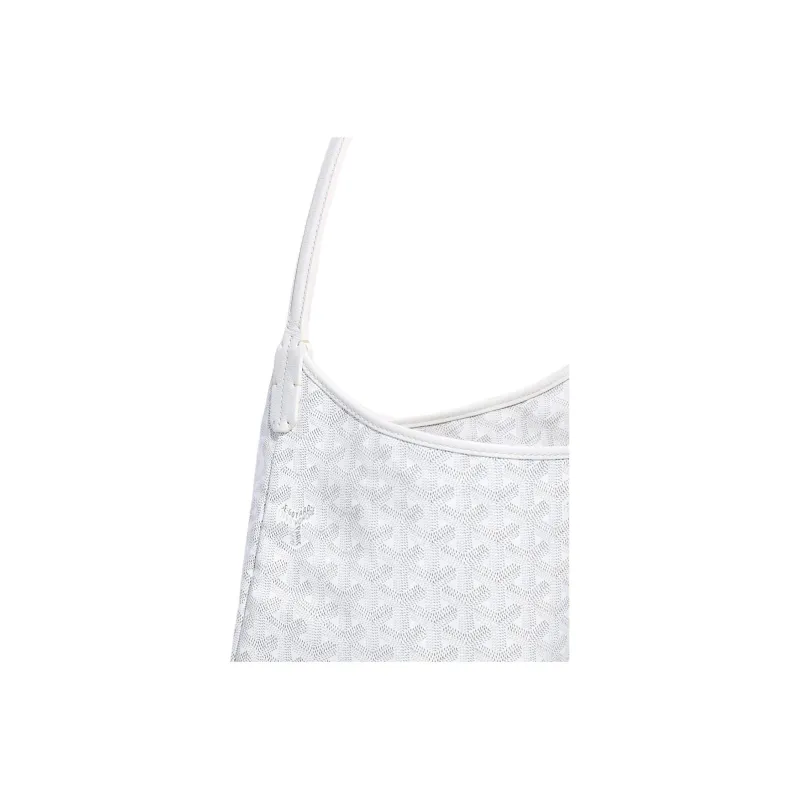 GOYARD Bohème Hobo Canvas With Leather Shoulder Bag Combo Bag Shoulder Bag Women's White-3
