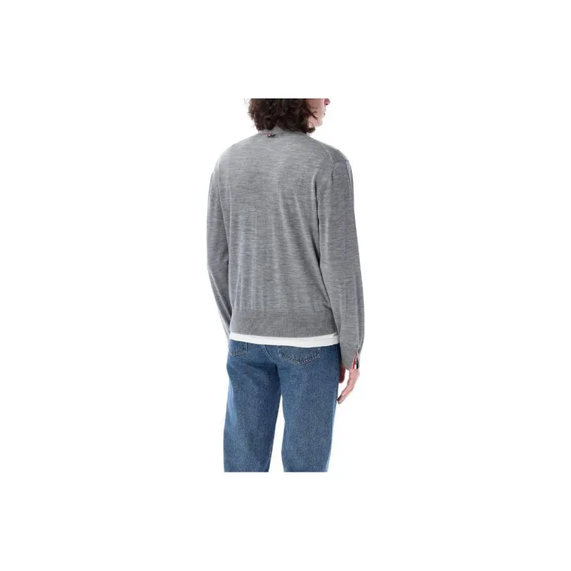 THOM BROWNE Button Up Knitted Cardigan-2