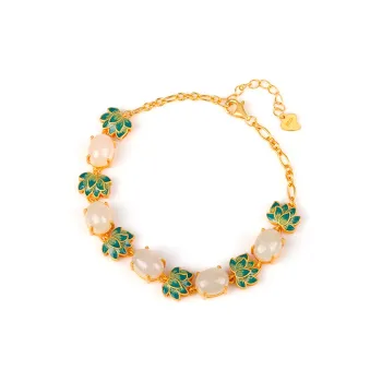 Yi Zhen Ge Hetian Jade Bracelets Women's White Jade