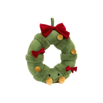 JELLYCAT Amuseables Decorated Christmas Wreath Plush Toy