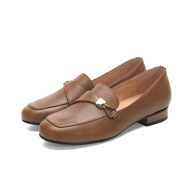 LESELE Loafers Women's Black/Khaki Brown-11