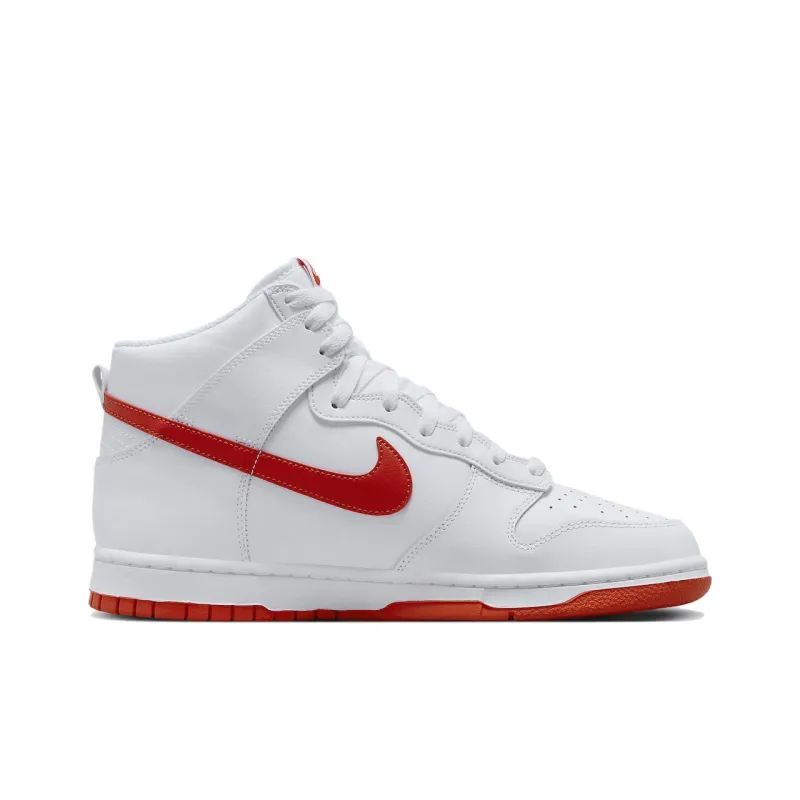 Nike Dunk High White Picante Red-1