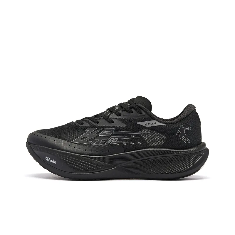 QIAODAN F\PB3.0 Cushioning Wear Resistant Low Top Running Shoes Men's Black Silver-0