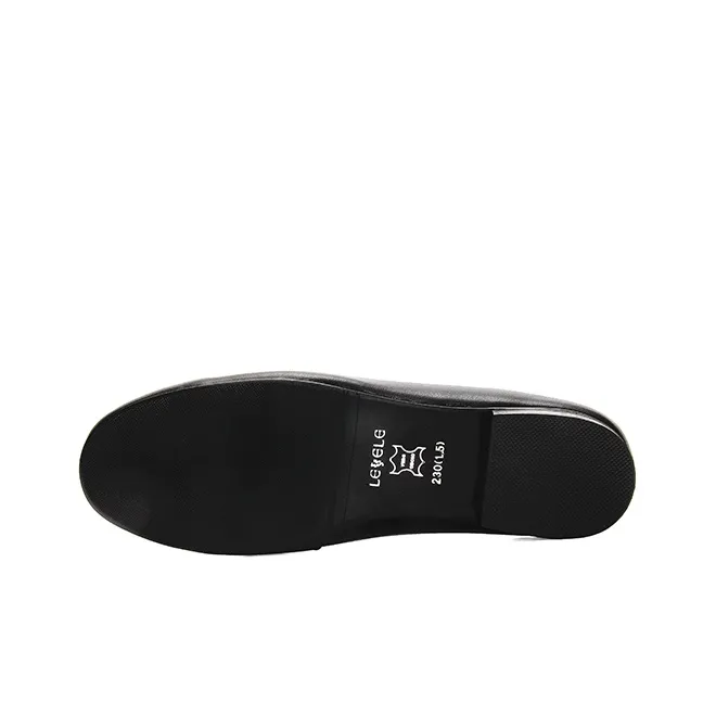 LESELE Loafers Women's Black/Khaki Brown-4