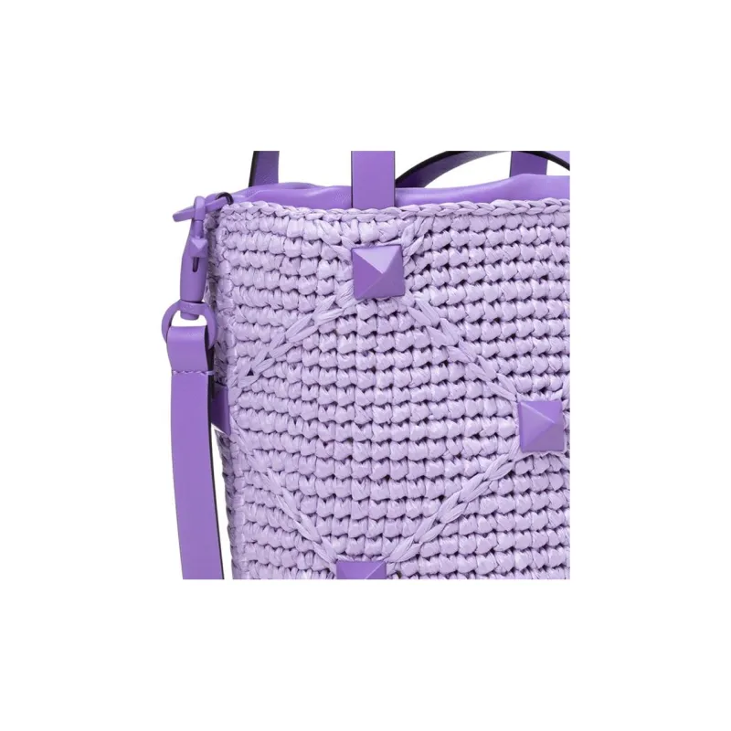 Valentino Garavani Roman Stud Drawstring Bucket Bag-4