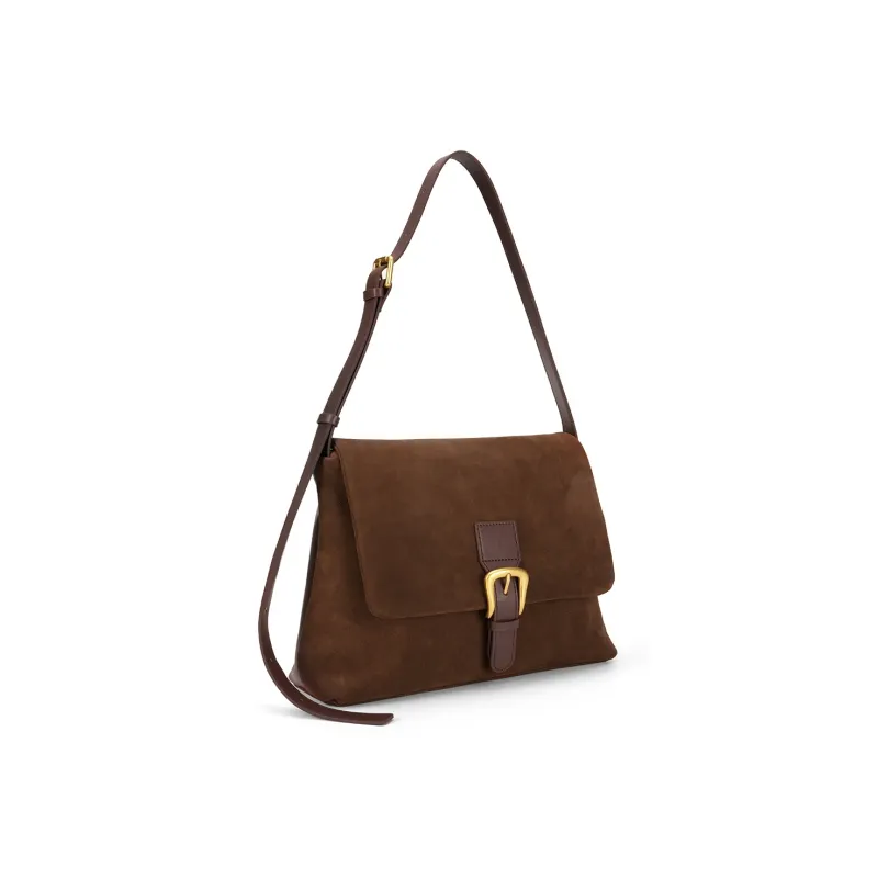 ST&SAT Genuine Leather Shoulder Bag Messenger Bag Tote Crossbody Bag Large Size Women's Multicolor-1