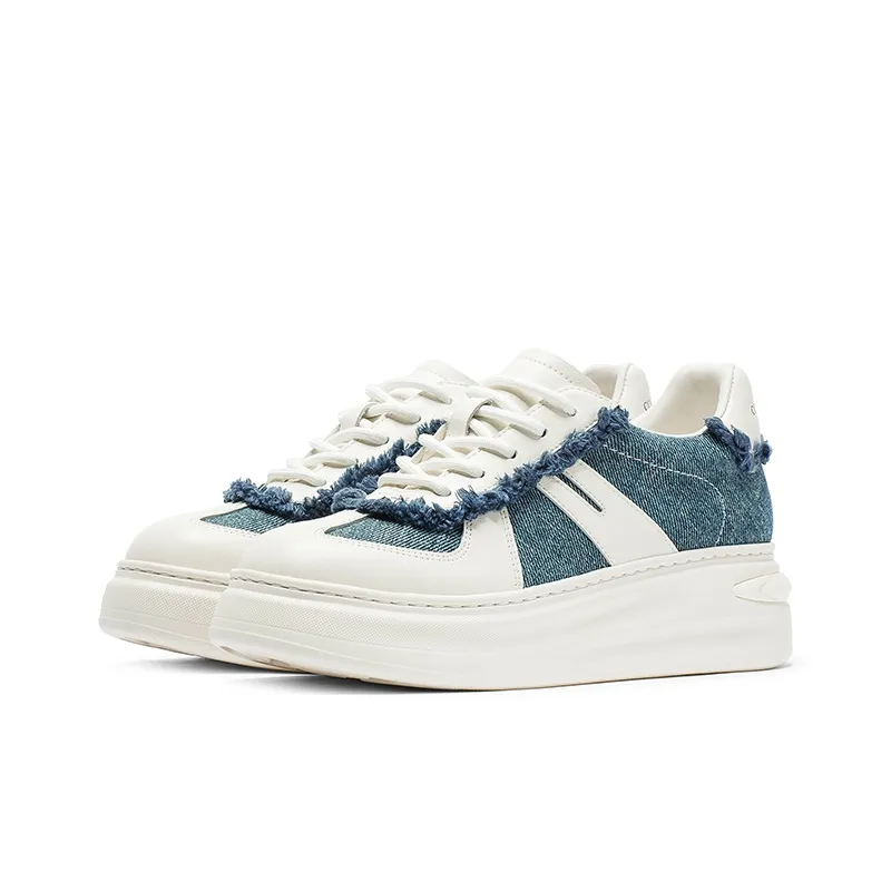 Coup De Foudre Height Increasing Low-Top Skateboard Shoes 5cm Women's-7