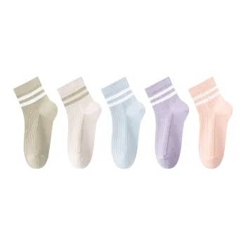 MIIOW Mid-Calf Socks Women's 5 Pack
