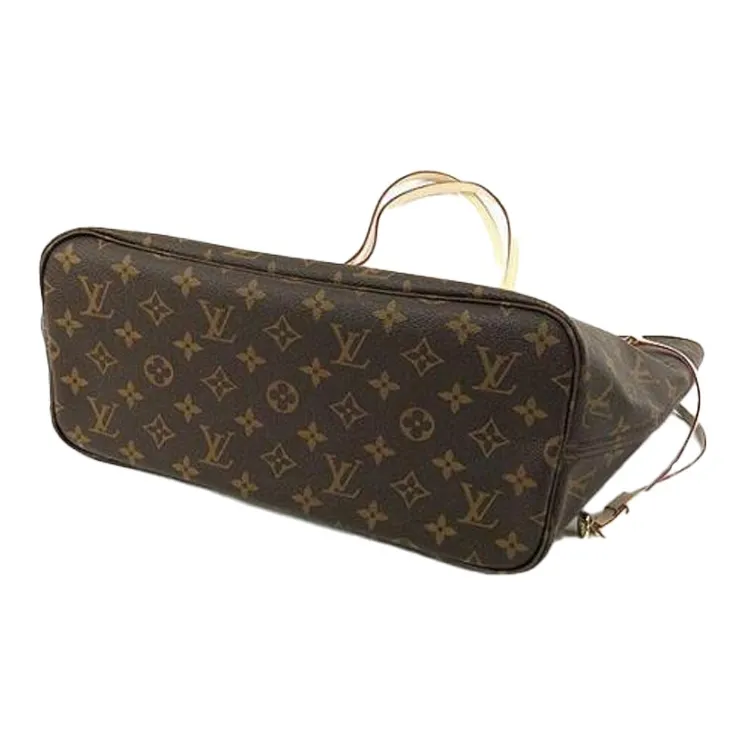 LOUIS VUITTON Neverfull MM Monogram Handbag Tote Women's Brown/Cherry-6