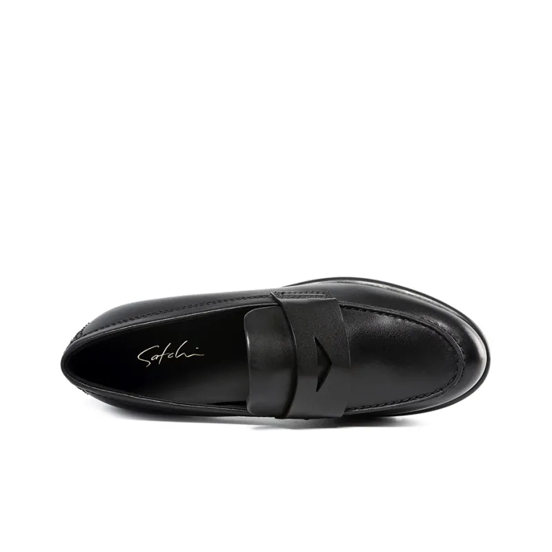 Satchi Loafers Women's Low Top Black-4