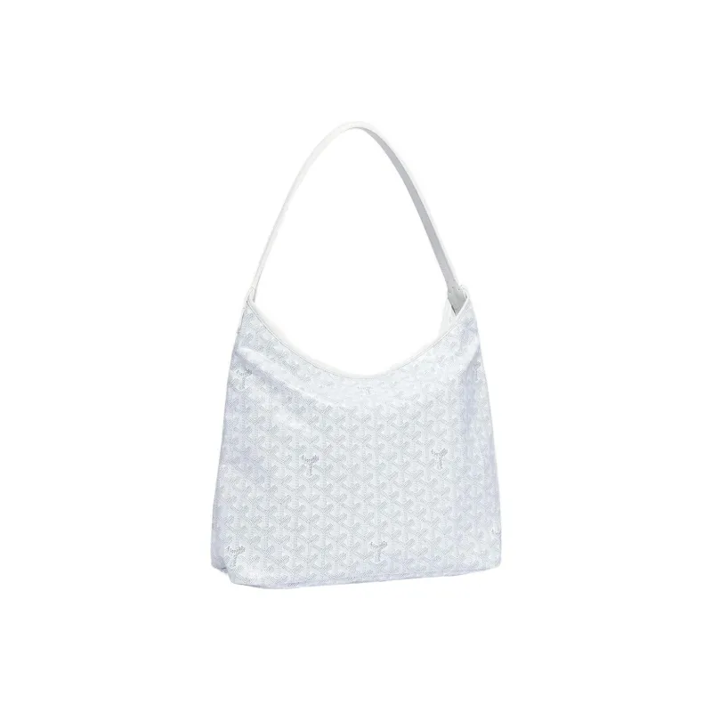 GOYARD Bohème Hobo Canvas With Leather Shoulder Bag Combo Bag Shoulder Bag Women's White-0
