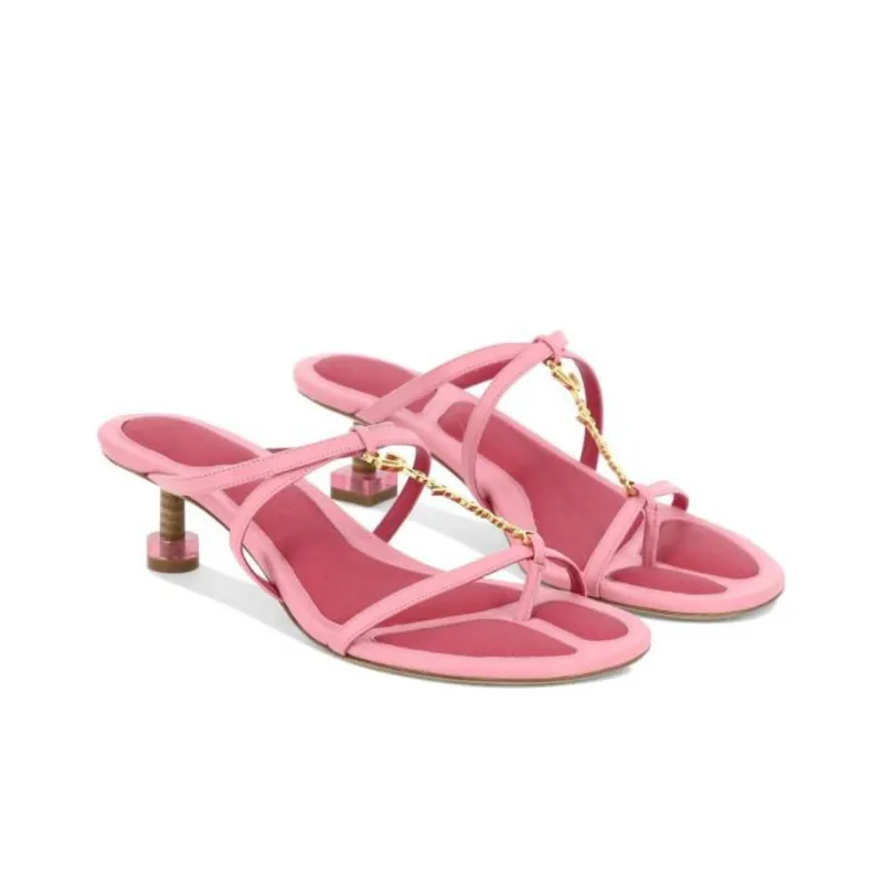 Jacquemus Les Sandales Basses Pralu 45mm Mules-3
