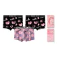 3 Pack (Black Pink+Black Pink+Gray Pink)