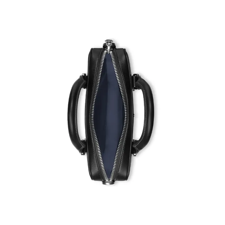 MONTBLANC Meisterstuck Cow Leather One Shoulder Crossbody Portable Briefcase Mini Men's Black-3