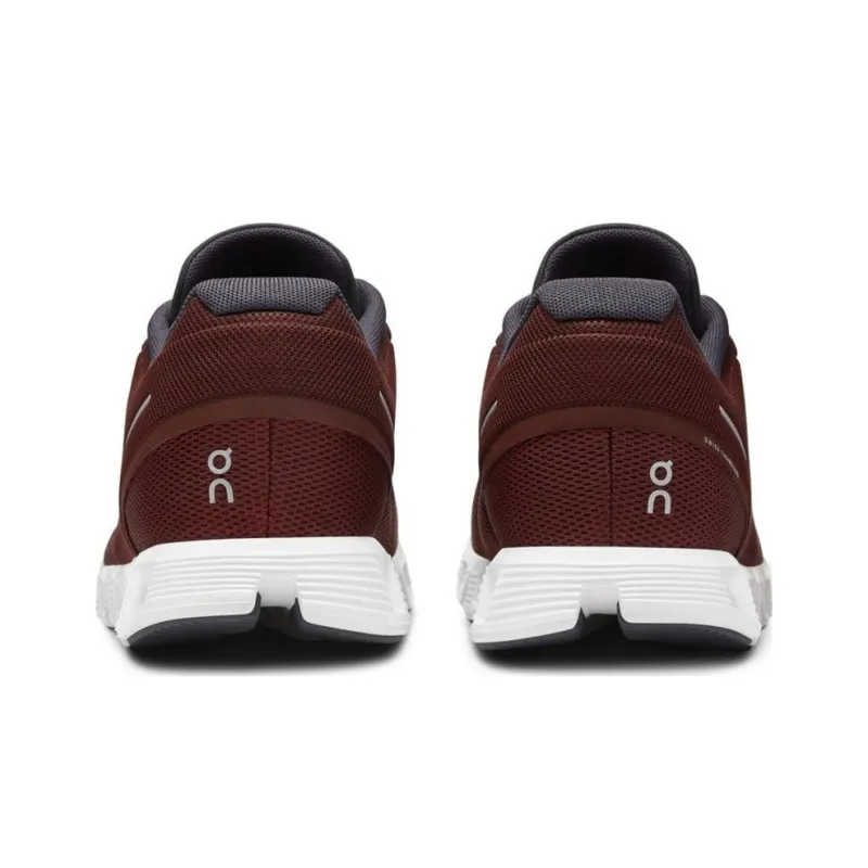 On Cloud 5 Anti Slip Wear Resistant Low Top Running Shoes Men's Brown-3