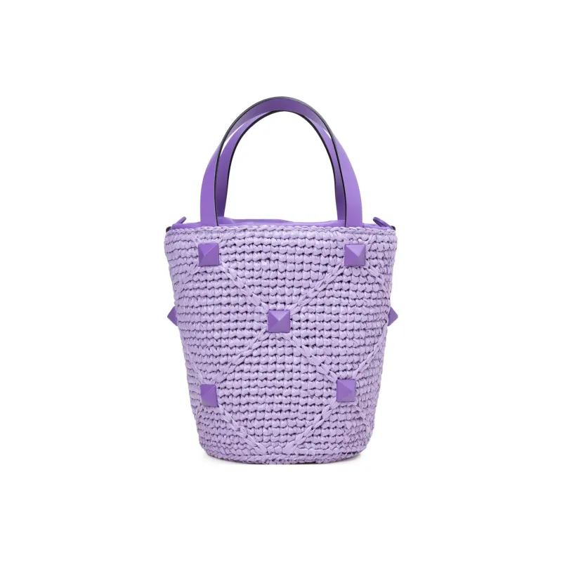 Valentino Garavani Roman Stud Drawstring Bucket Bag-1
