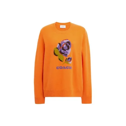 COACH Sweaters Women's Orange