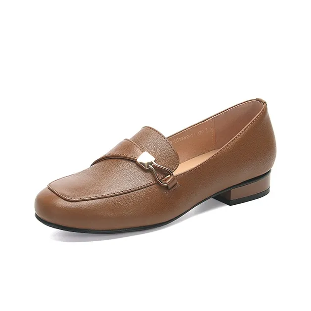 LESELE Loafers Women's Black/Khaki Brown-10