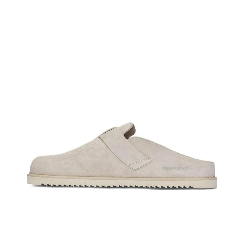 REPRESENT Initial Suede Mules-0
