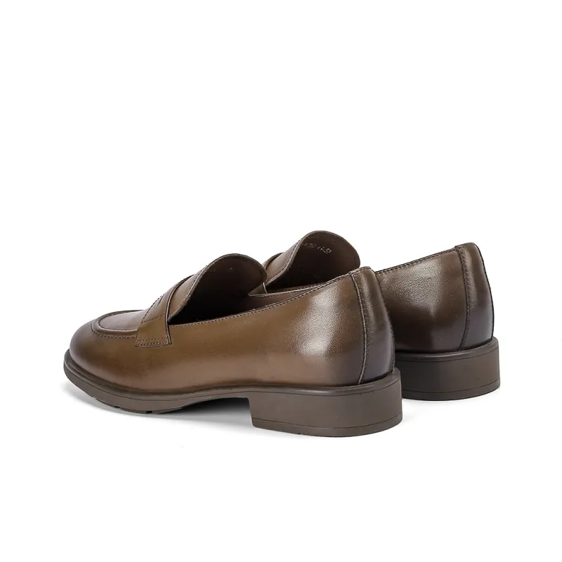 VEDULLAR Loafers Women's Low Top Brown/Black/Khaki-14