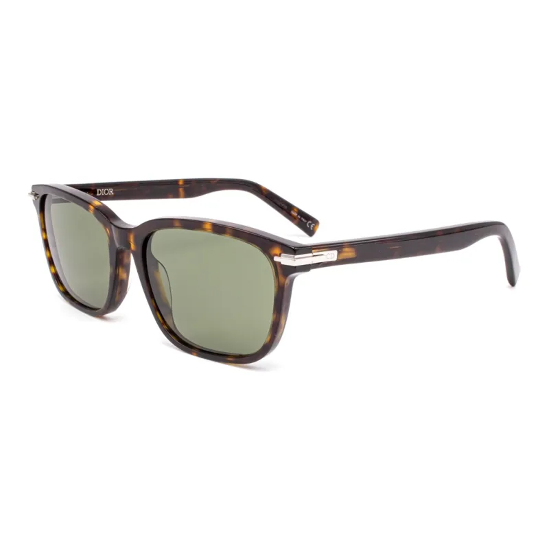 DIOR Acetate Irregular Shape Sunglasses Unisex Brown-0