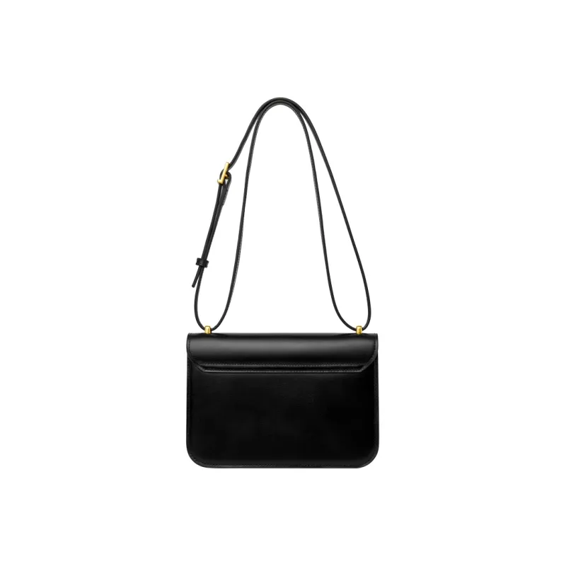 FIEDLE&SISSI Cow Leather Ouou Tofu Bag Shoulder Bag Regular Women's Classic Black-1